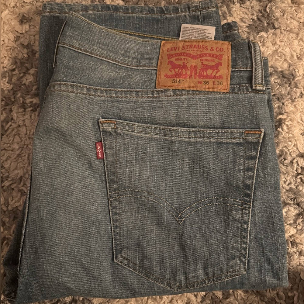 Levi 514 men’s jeans. 36x36